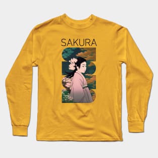 Sakura - Anime Girl Long Sleeve T-Shirt